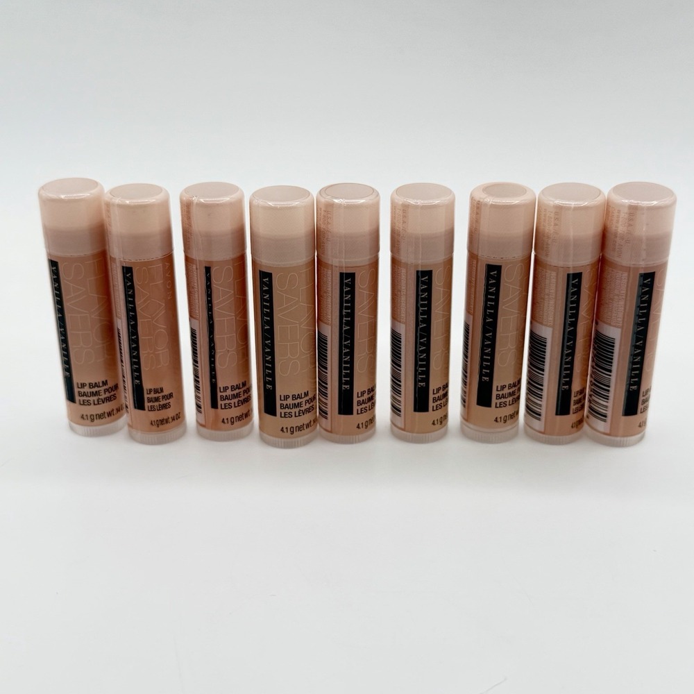 Avon FLAVOR SAVERS Vanilla Lip Balm 0.15 oz. Lot of 10
